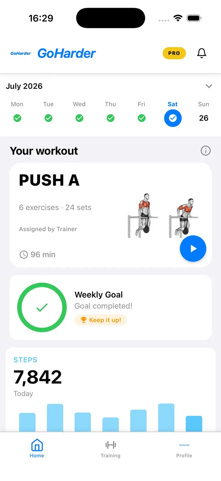 GoHarder onboarding video