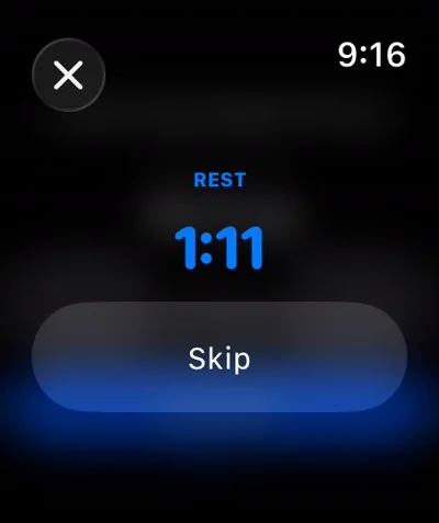Minuteur de repos automatique